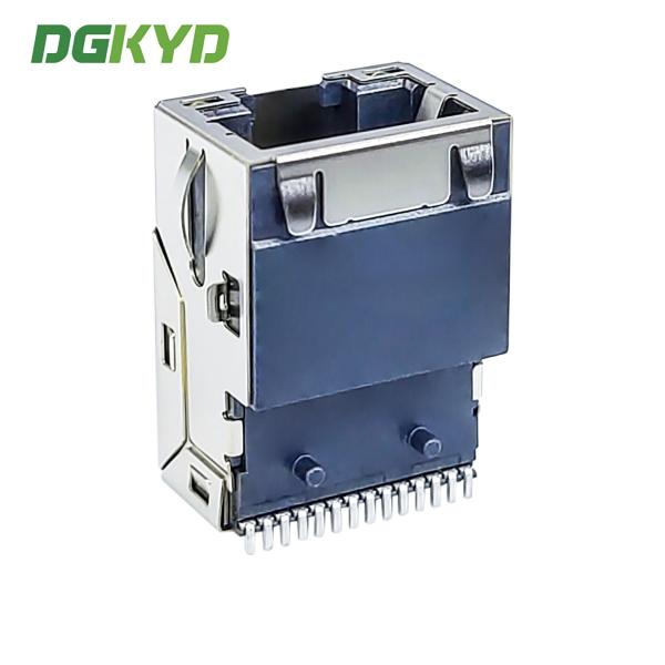 RJ45 Gigabit Connecteur réseau de filtres intégrés LCP Interface DGKYD211Q106DB1A7CBS057