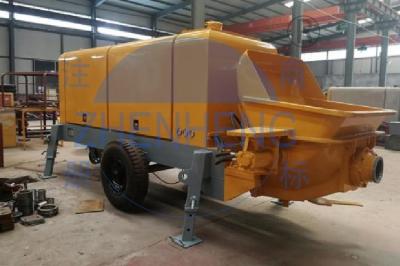 Small Diesel Small Cement Pump , 30 - 120 M3 / H Stationary Concrete Pump