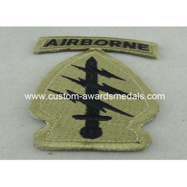USA Military Clothes Custom Embroidery Patches OEM For Promotion