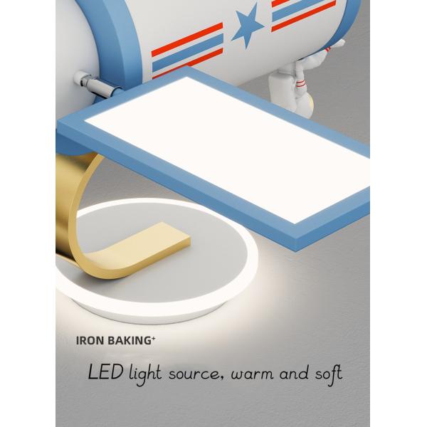 Cartoon Plane Children'S Room Intelligent Ceiling Light Full Spectrum LED Eye Protection Bedroom Light