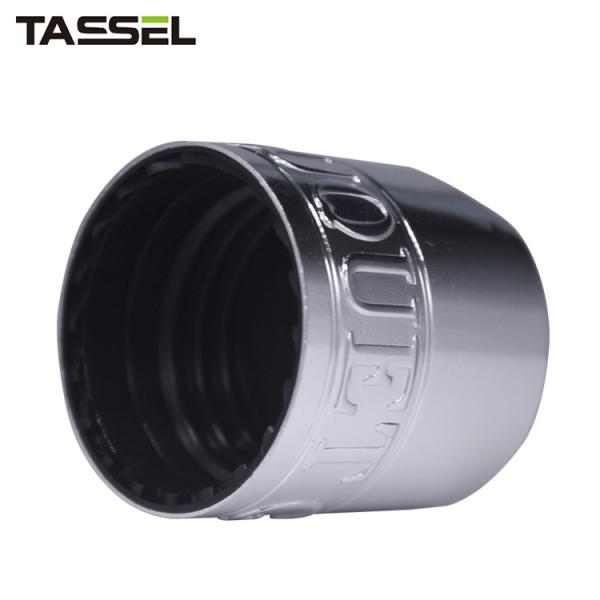 Snap Back 28 410 Disc Top Cap High Sealed Colorful Smooth Ribber Aluminium Closure