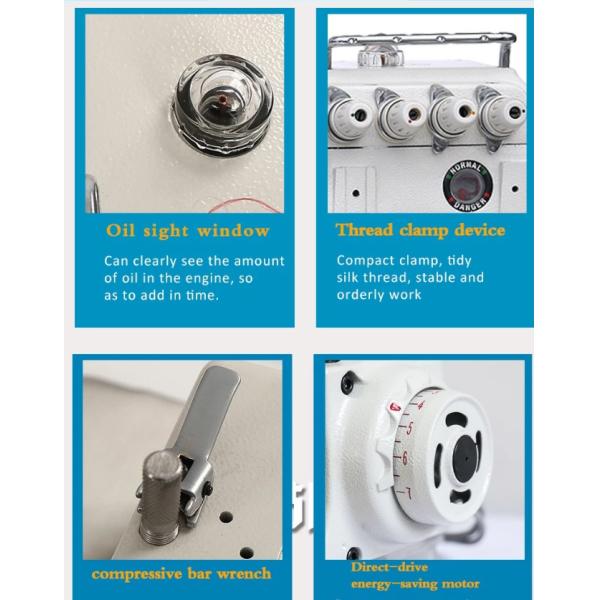 High Speed Cap Overlock Sewing Direct Drive Industrial Sewing Machine