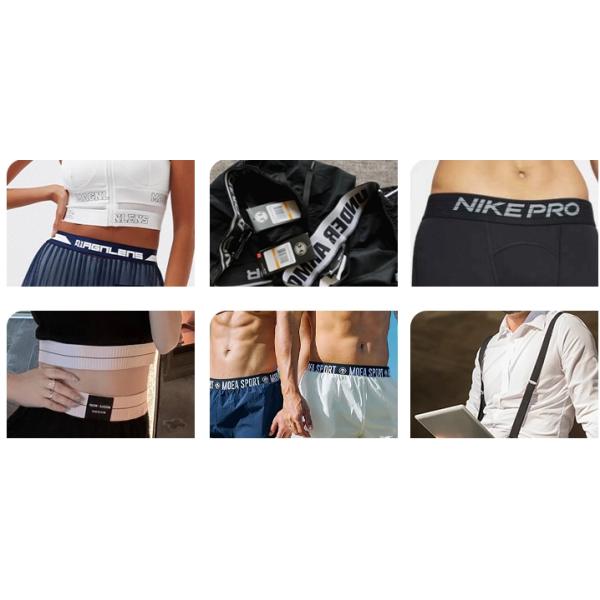 Сплетенный нейлоном бюстгальтер жаккарда эластичный связывает для одежды