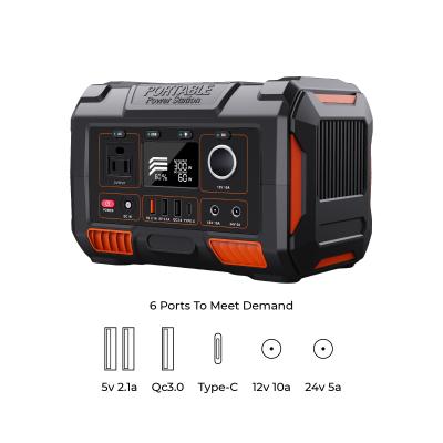 MPPT Controller Multi Function Power Station 300W 270WH With Lithium Ion Battery