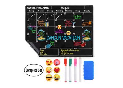 Flexiable Rubber Magnetic Dry Erase Menu Board 16x12 With Bright Chalk Markers