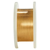 Resistencia a altas temperaturas alambre de tungsteno recubierto de oro Rendimiento eléctrico estable