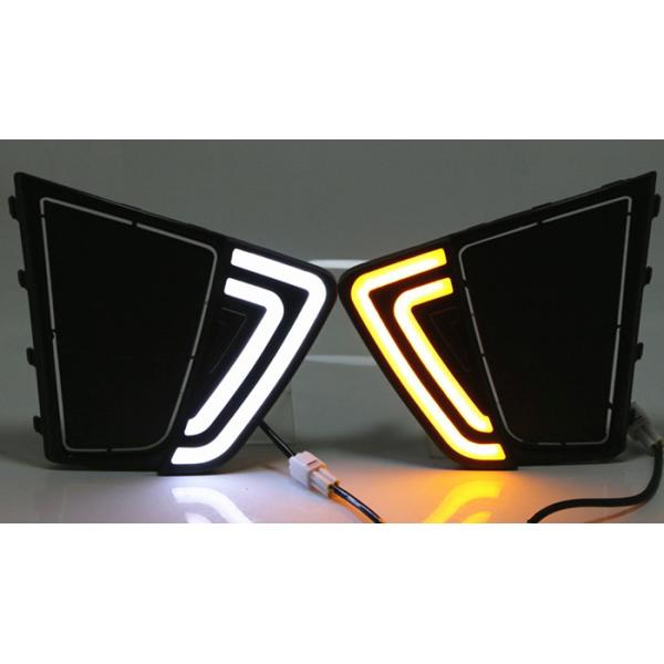 Hyundai 2014 2015 IX25 Creta Daytime Running Lights with LED Yellow Turn Signal