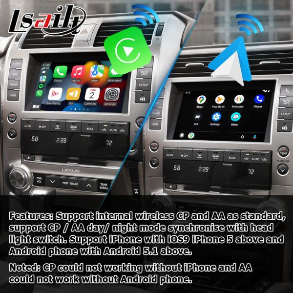 Подъем carplay андроида Яблока автоматический для стиля OEM Lexus GX460 интегрировать подъем