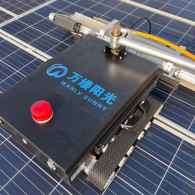 CIF Solar Panel Dry-Cleaning with Nylon Brush and Crawler Chassis 24 Hour Online Service