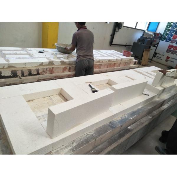 Mullite Lightweight Insulating Fire Brick For Kiln Car , Kiln Refractory Bricks