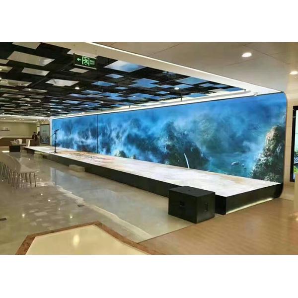 Indoor LED Advertising Screen Display Customized Stairwell Signage