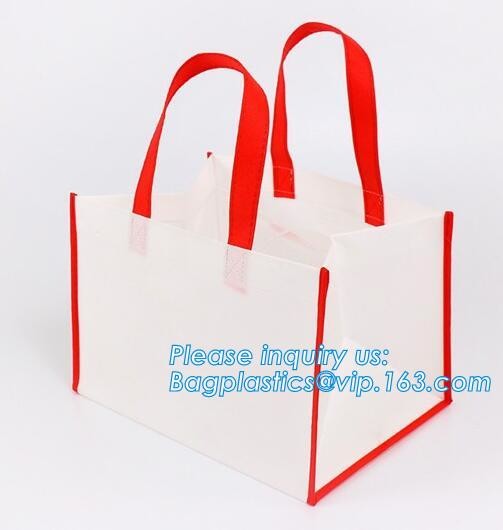 Custom Printed Logo Gift Non Woven Bag Shopping Handle Non-woven Cloth Bag For Garment, Fanny pack Cosmetic bag diaper b