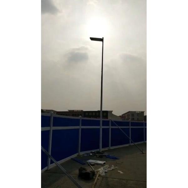 6500K 27AH IP65 Waterproof Solar Street Light With Intelligent Microwave Sensor