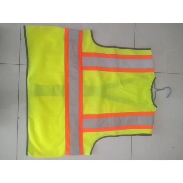 120 Grams Reflective Safety Vest Highway High Visibility Vest With Pockets