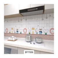 Adhesivos para azulejos de pared impermeables para decoración de cocinas con espuma de fondo