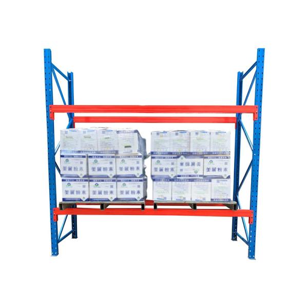 2 Tires Industrial Metal Shelving Powder Coated Warehouse Storage Racks