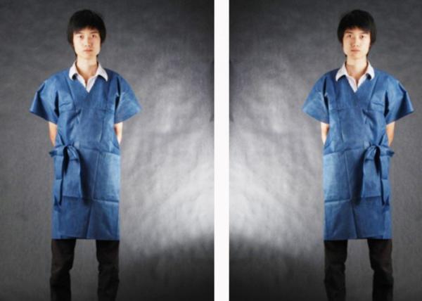 Durable Disposable Isolation Gowns Non - Sterile Excellent Microbial Barrier