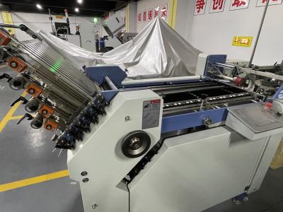 Máquina automática 480mm da dobradura do papel do folheto eletrônico resistentes