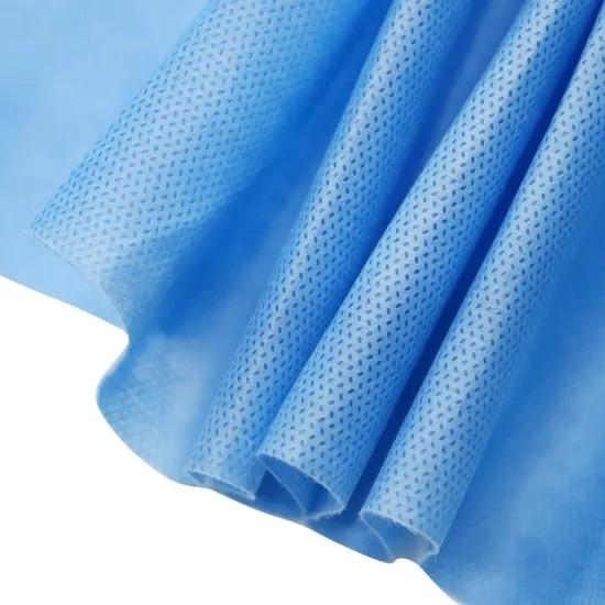 Protective Medical Doctor Gown , Disposable Isolation Gowns For Virus Contaminated Areas