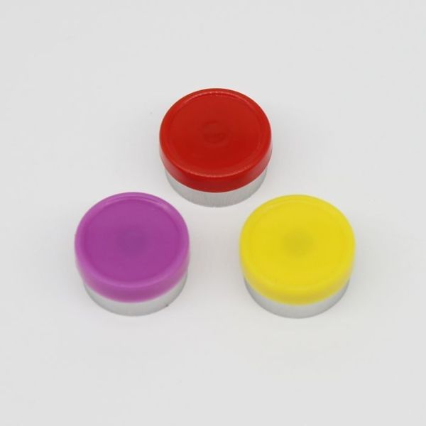 Mixed Colors Pharmaceutical Injection Glass Bottle Lid Flip Top Caps Seals