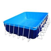 Une piscine en toile portable facilement démontable et déplacée pour l'extérieur