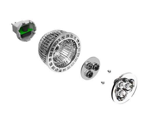 3W 270 LM MR16 Led Spot Lamps with Warm White / Pure White for Fashion Store, Hotels