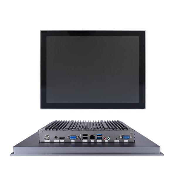 15 Inch Window Linux OS Ip65 Capacitive Touch Screen Embedded Fanless Industrial