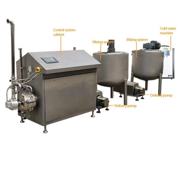 Aerating Continuous Mixer Chiffon Cake Batter Sponge Cake Making Machine 400kg/H