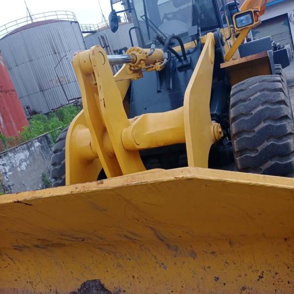 96KW Used Japan EPA Engine WA320 Hydraulic Wheel Loader Komatsu WA320-5 Original Paint