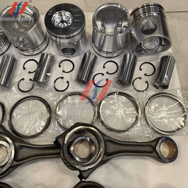 6BT 5.9 Connecting Rod Piston Kit for Engine Block Overhaul