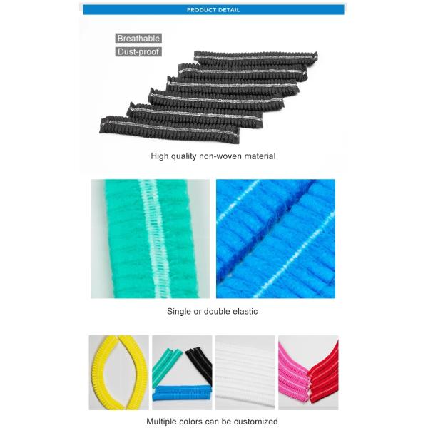 Hospital Use  	Disposable Surgical Caps  / Blue  Disposable Head Cover