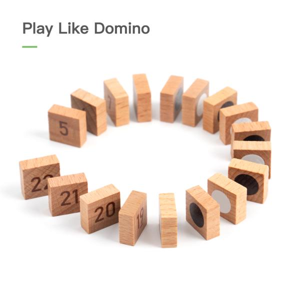 Montessori Educational 	Wooden Math Toy For Preschool Counting Number