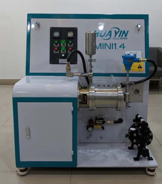 Small Batch Production Gravure ink Processing Laboratory Bead Mill 1.3L Textile