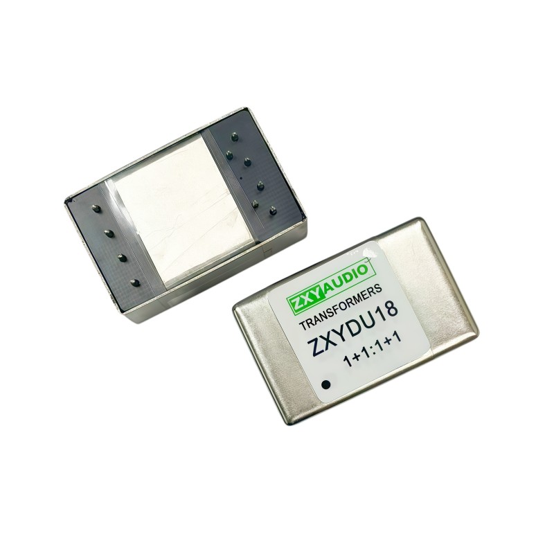 Square Horizontal 1+1:1+1 Permalloy Audio Isolation Transformer ZXYDU18