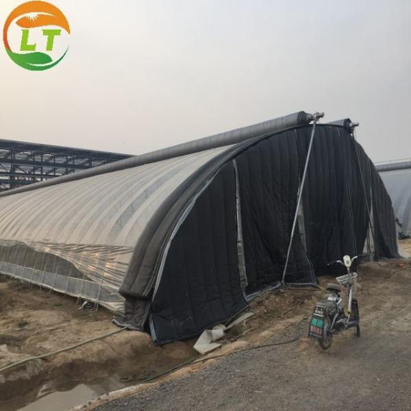 White Double Layer Greenhouse for Mushroom Farming Profitability