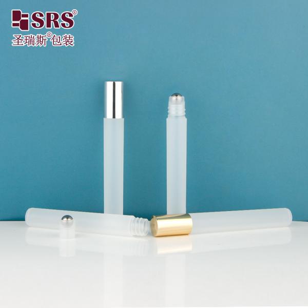 RPA-10ML(C) Clear Matte Frosted Plastic PP PCR Eco Friendly Eye Serum Roll-On Bottle