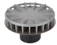 PN6 63mm 75mm 110mm 160mm HDPE Draining Fittings Siphon Big Flat Roof Drain