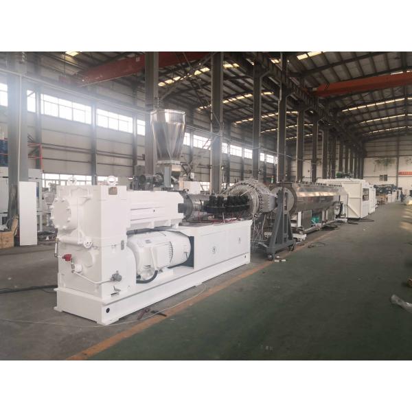 ZS95/188 Extrusora de tubos de PVC de bicos cónicos com software de tela sensível ao toque da Siemens