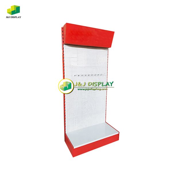 Supermarket Metal Pegboard Display Stand Wall Hanging For Hardware Tool Accessories