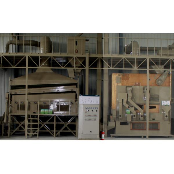 Carbon Steel Grain Cleaning Equipment Air Corn Screener Cleaner 5X - 12