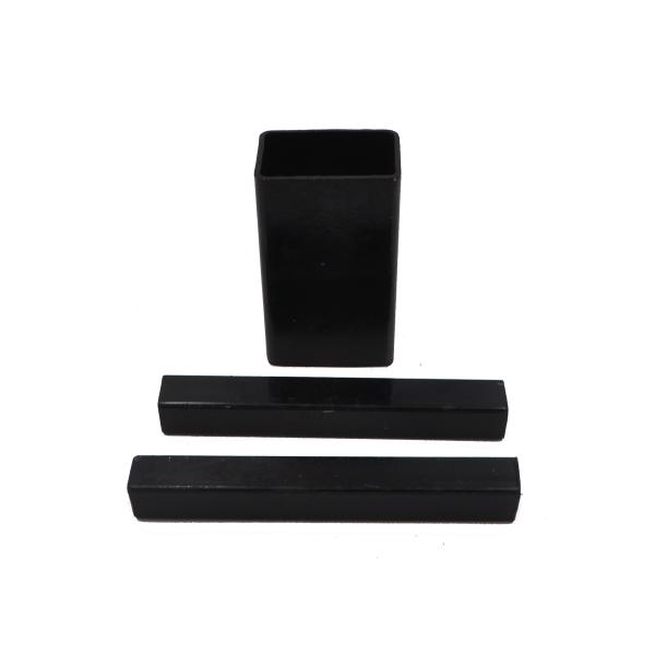 Трубка квадрата трубки черноты DIN 40X40 прямоугольная стальная 20mm гальванизированная