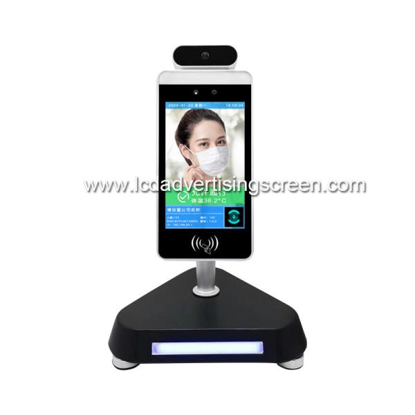 8inch LCD Facial Recognition Infrared Thermal Imaging With Abnormal Body Temperature Measuring Alarm Management System
