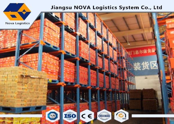 OEM Industrial Metal Storage Racks For Forklift Drive In Food Industry