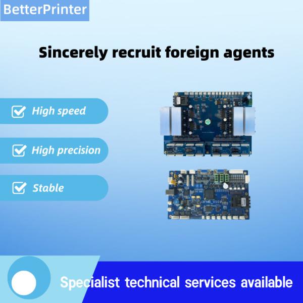 Inkjet I3200 Inkjet Board For Dual Station Direct Spray Printer Clothing T-Shirt White Ink Hot Stamping DTF Printer Board