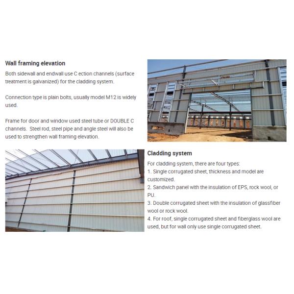 Prefabricated Frame Portal Industrial Shed Buildings Steel Structure Workshop