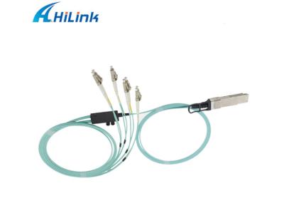 cabo ótico ativo 40G AOC QSFP+ do comprimento 1-10m 8 à aprovação do CE do LC QSFP-8LC-AOC