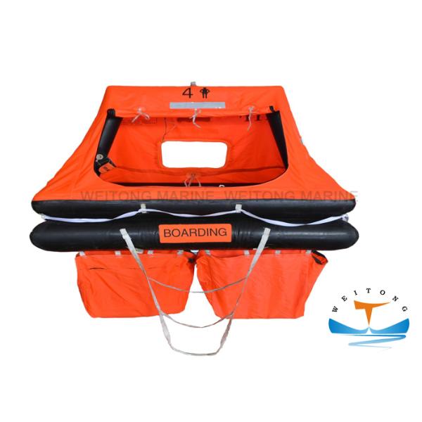 Water - Proof Cloth Yacht Life Raft , Safety Raft Boat For Vessels Sailing