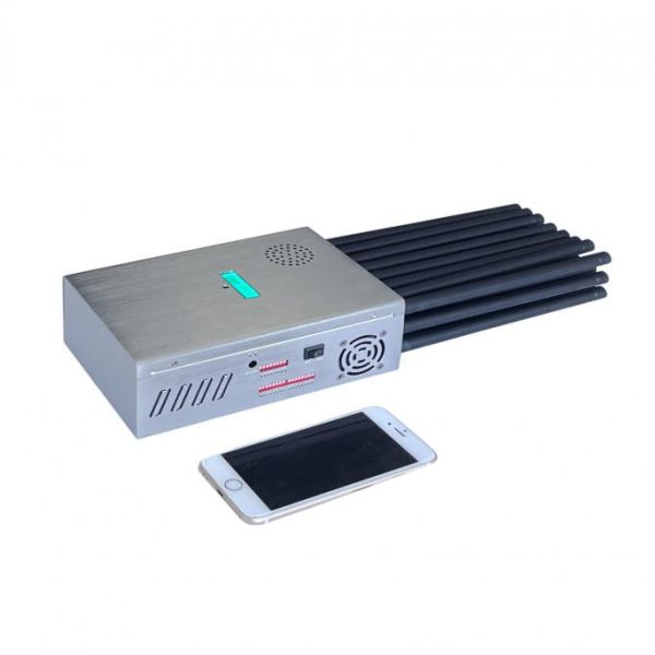 24 Antennans Signal Jammer Blocking WIFI 6E Mobile Phone 2G 3G 4G 5G GPS WIFI UHF VHF RF LOJACK Signals