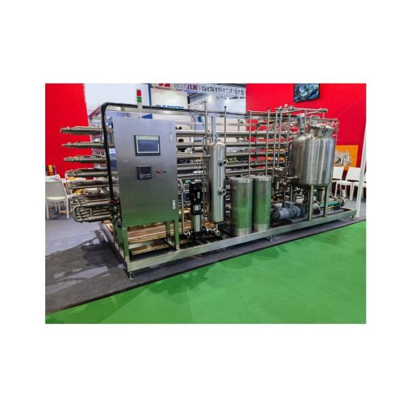 2500 KG Concentrate Juice Fruit Jam Tube in Tube Pasteurizer Polish Mirror Polished