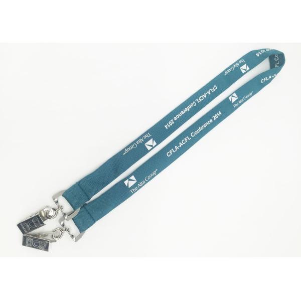 183 Color Options OEM Custom Key Lanyards With Adjusted Buckles